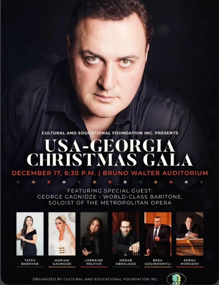George Gagnidze USA-Georgia Christmas Gala 2025
